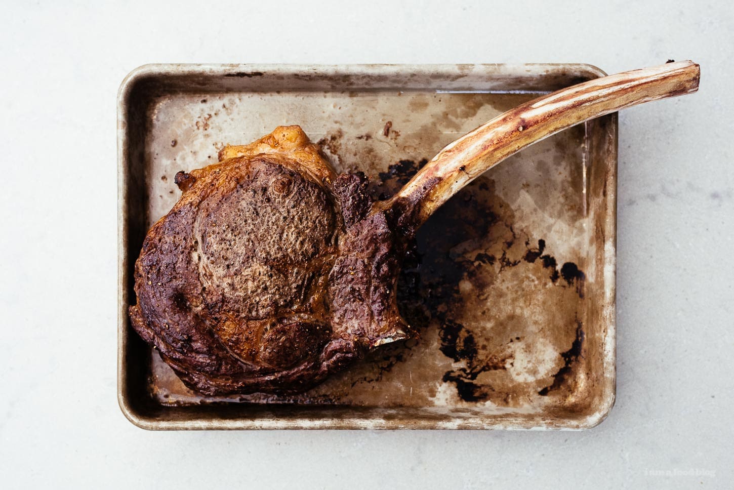how to cook tomahawk steak | www.iamafoodblog.com